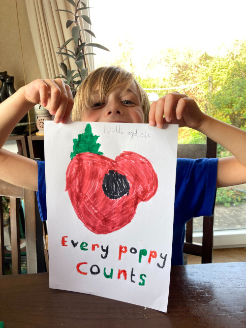 Poppy by Freddie, aged six