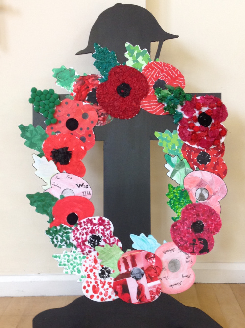 Poppy Display at Holy Rood Catholic School