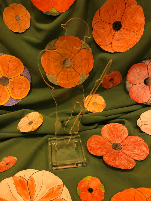 Peatmoor Primary School Poppy Display