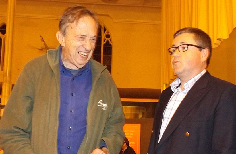 Lord Joffe with Robert Buckland MP