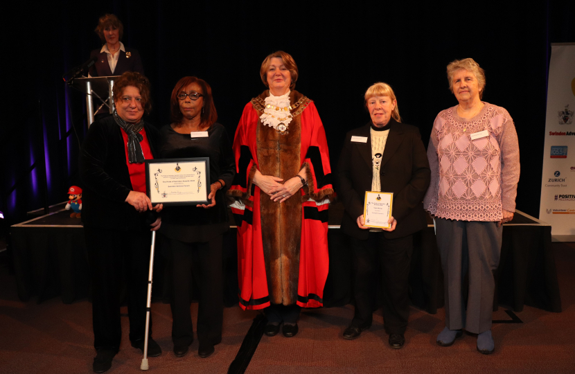 Swindon Seniors Forum at the Pride of Swindon Awards 2018