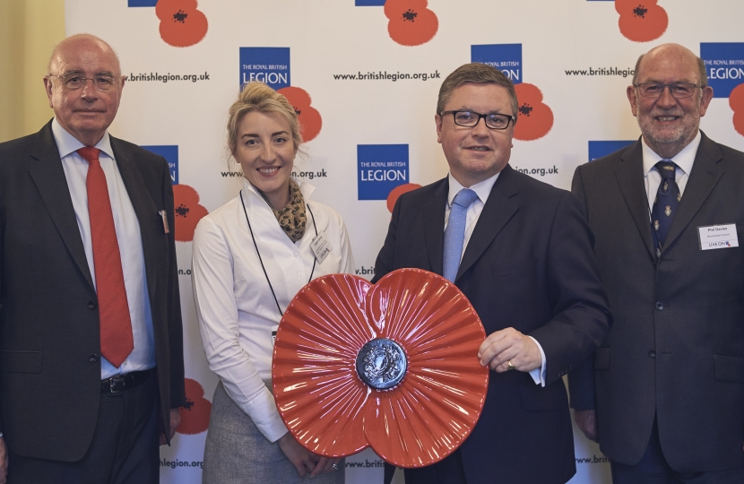 Rober Buckland MP with Alistair Laura and Phil