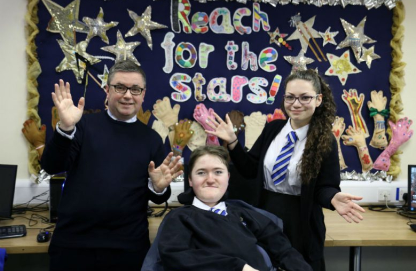 Robert Buckland QC MP Big Hat Caberet - Commonweal School 