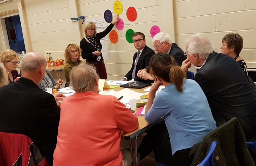 Robert Buckland MP at his third Loneliness Summit organised with Swindon Seniors Forum