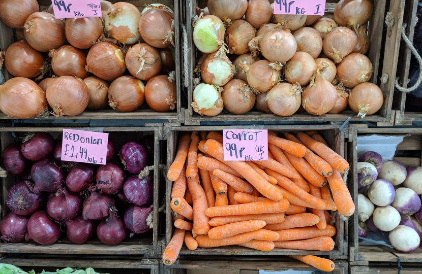 The brand new Brunel Fresh Fruit and Veg Stall 