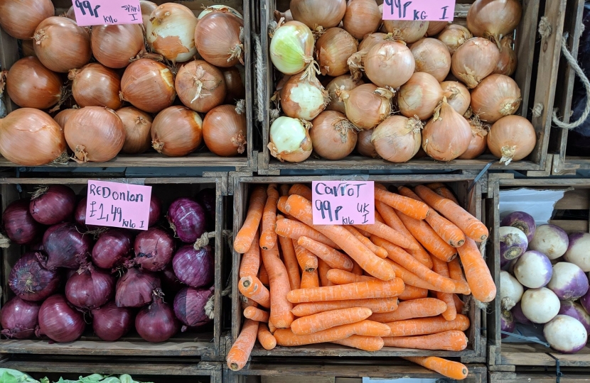 The brand new Brunel Fresh Fruit and Veg Stall 