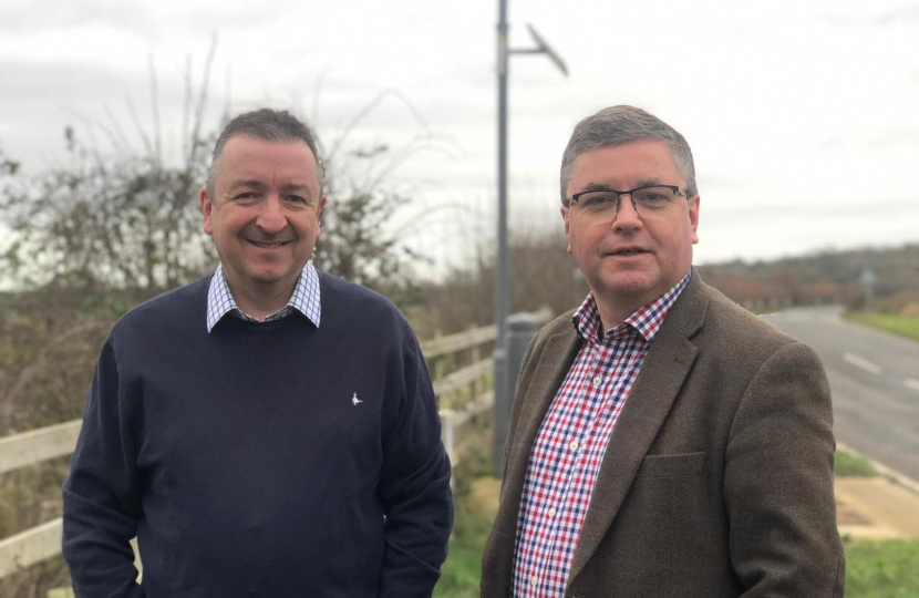 Robert Buckland QC MP and Councillor Gary Sumner