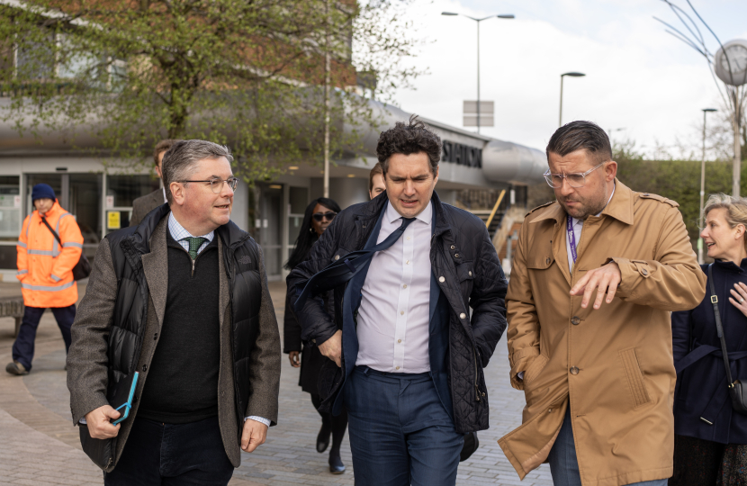 Sir Robert Buckland MP with Rail Minister Huw Merriman MP