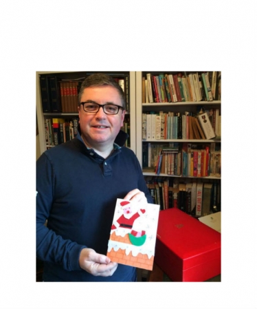 Robert Buckland MP with one of the Christmas cards