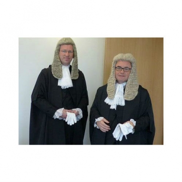 AG Jeremy Wright QC MP and SG Robert Buckland QC MP getting ready for the opening of the legal year 