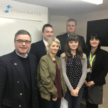 Robert visits Swindon Foyer