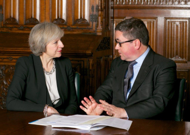 Robert Buckland MP with Prime Minister, Theresa May