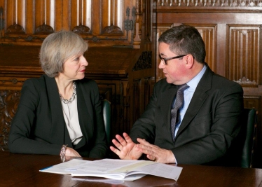 Robert Buckland MP with Prime Minister, Theresa May
