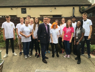 RB with the Swindon NCS team