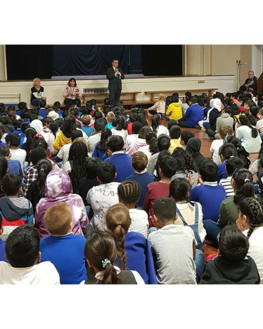 Robert Buckand MP, Parliament Week 2018, Drove Primary School 