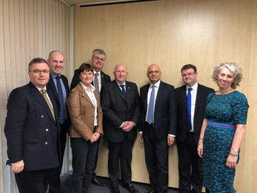 Whilst in Swindon, Home Secretary, Sajid Javid, praised the work of Wiltshire Police 