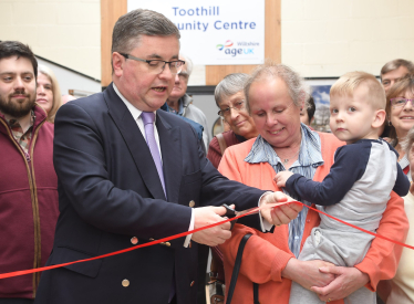 Robert Buckland QC MP Opening Toothill Community Centre - Calyx Pics