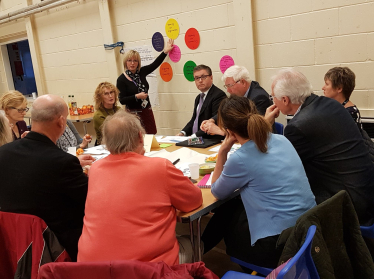 Robert Buckland QC MP at one of his Loneliness events