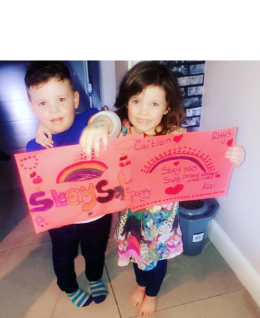 Caitlain, Rhys, Poppy and Kai