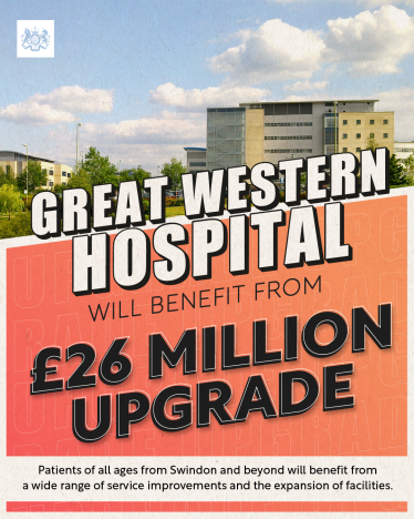 Great Western Hospital to receive £26m upgrade poster