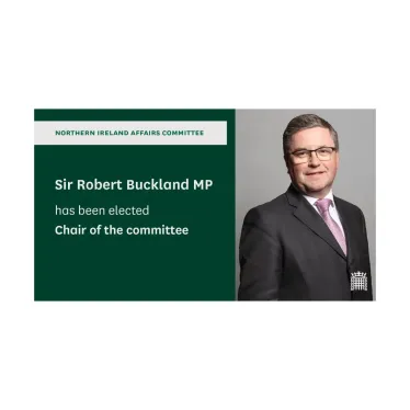 Sir Robert Buckland MP has been elected as the new Chair of the Northern Ireland Affairs Select Committee