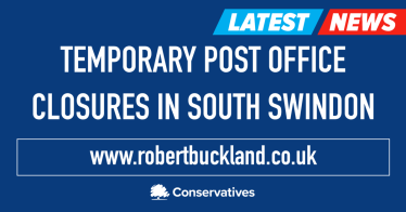 Temporary Post Office Closures in South Swindon